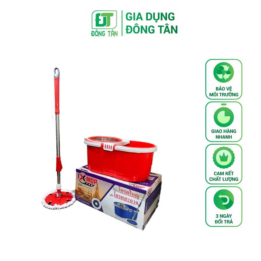 Bộ Lau Nhà X-Mop Xuất Khẩu Lồng Giặt Inox Cực Đại - Công Cụ Đặc Lực Cho Ngôi Nhà Sạch Đẹp