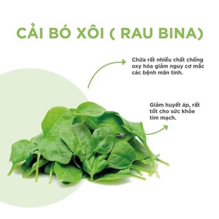 Bột rau củ cho bé ăn dặm ( cải bina)