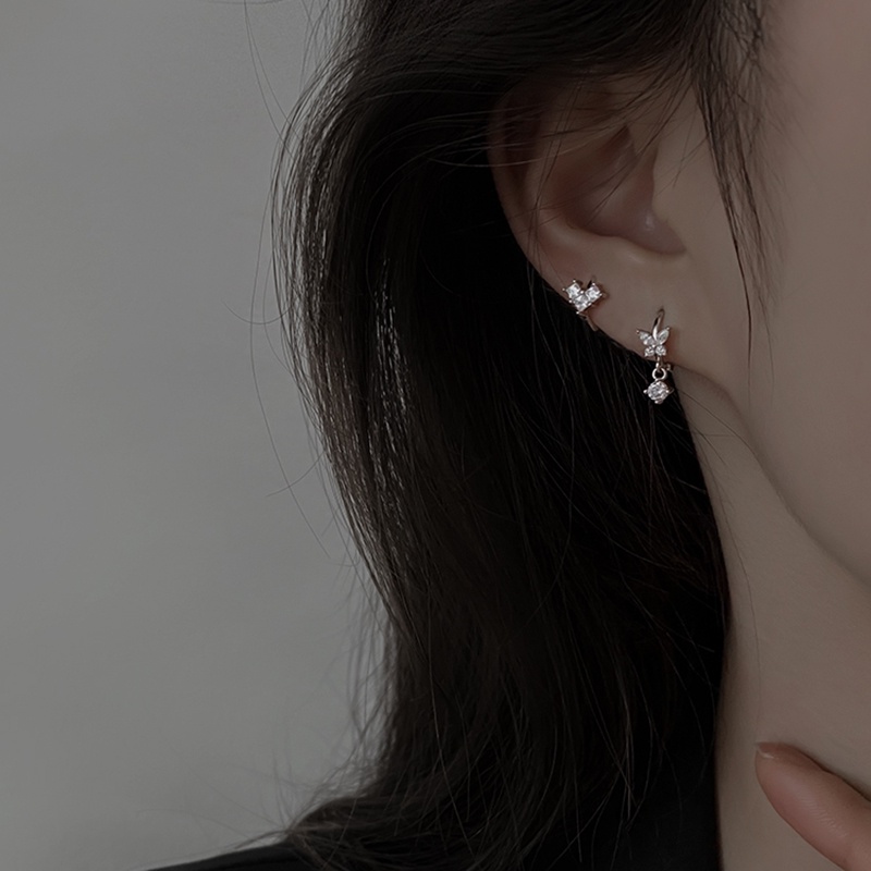 Khuyên Tai Tròn Bộ Khuyên Tai Tròn Bằng Bạc Không Gây Dị Ứng Cho Nữ