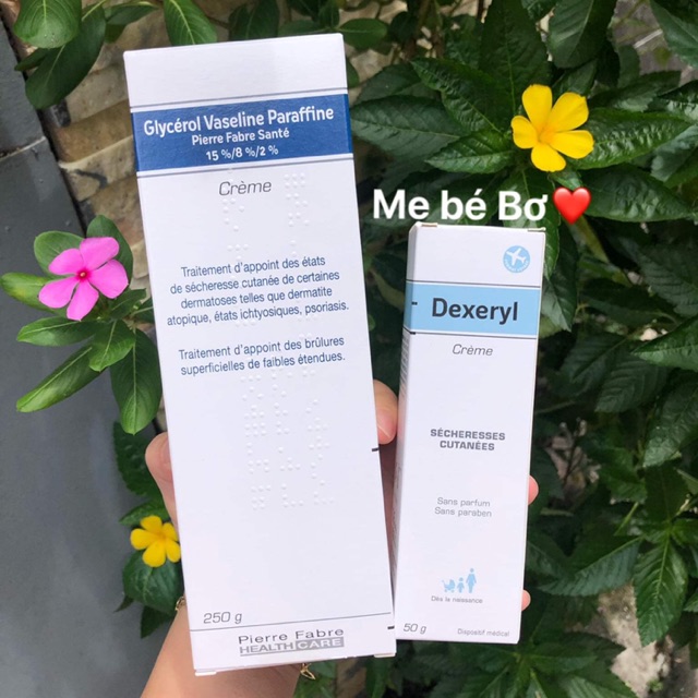 Kem nẻ, tràm sữa Dexeryl Glycerol Pháp