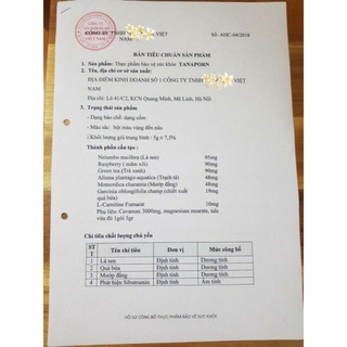 GIẢM CÂN SIÊU TỐC TANAPORN 9 CỰC MẠNH
