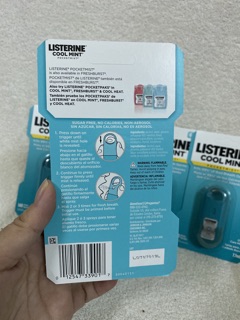 [Hàng Mỹ] Xịt thơm miệng Listerine 7.7ml-140 lần