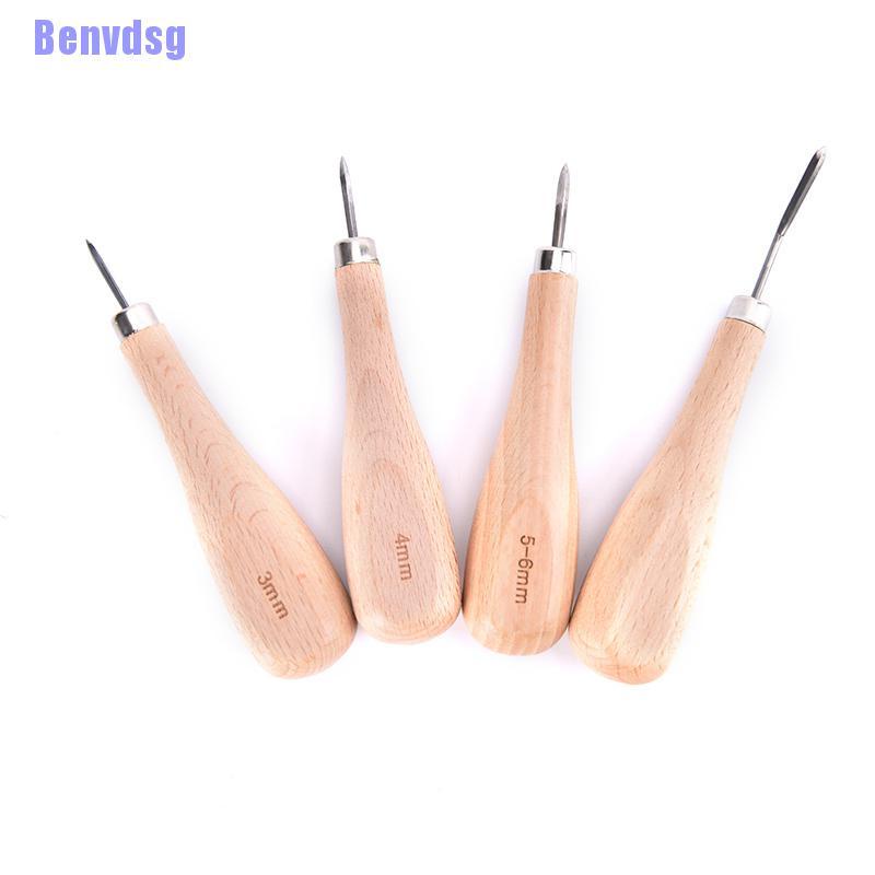 1 Dụng Cụ Đục Lỗ Đồ Da Thủ Công Bằng Gỗ