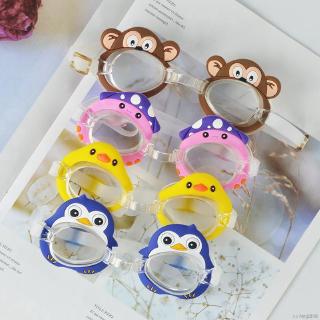 🍓Trẻ Em se7en🍦Kính Bơi Bằng Silicon Chống Thấm Nước Chống Sương Mù Hình Hoạt Hình Đáng Yêu Cho Trẻ Em