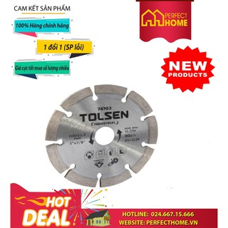 ⚡️sale sốc⚡️ đĩa cắt gạch khô tolsen 76703 125x22.2mm