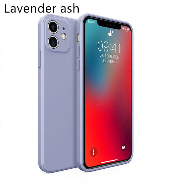 Ôp Điện Thoại Silicon Dẻo Vuông Chống Sốc Sang Trọng Cho iphone 11 pro max xs max x xr 7 8 plus se2 2020 Ốp
