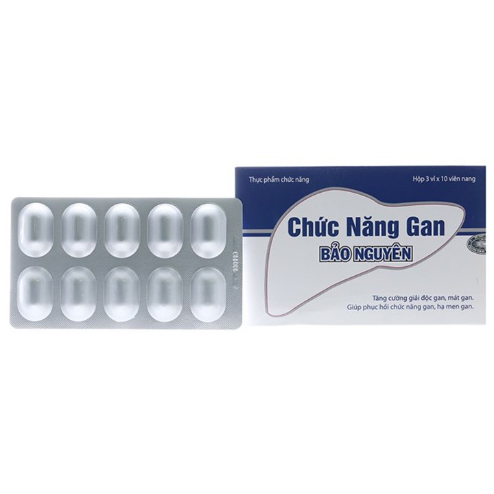 CHỨC NĂNG GAN BẢO NGUYÊN Hộp 30 Viên- GIẢI ĐỘC GAN HIỆU QUẢ - Coastlinecare Pharmacy