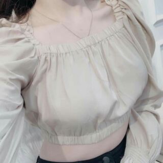 Áo bánh bèo chun eo