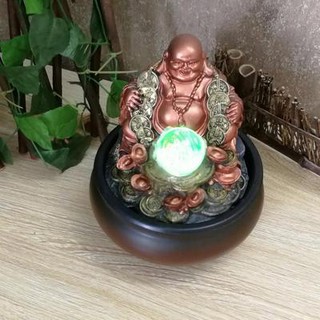 Thác nước phong thủy phật di lặc tài lộc