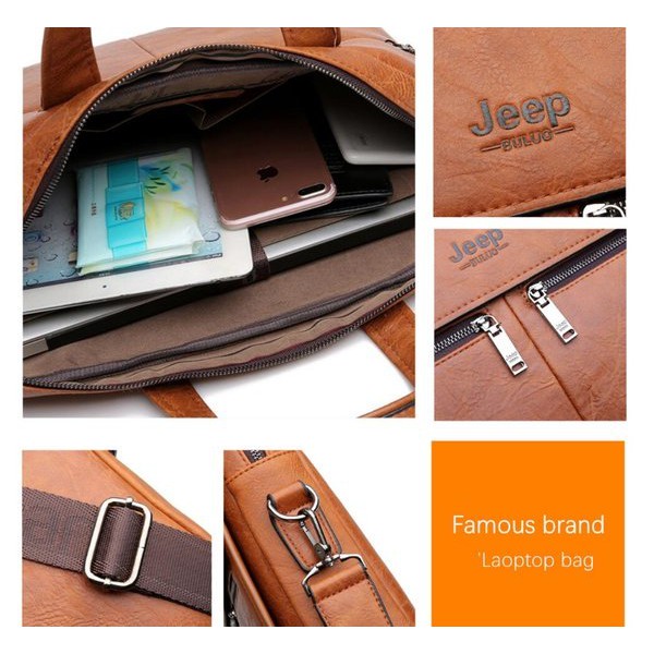 Cặp da Jeep 6639 | BigBuy360 - bigbuy360.vn