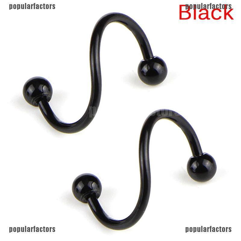 Cặp Khuyên Xỏ Môi Hình Chữ S