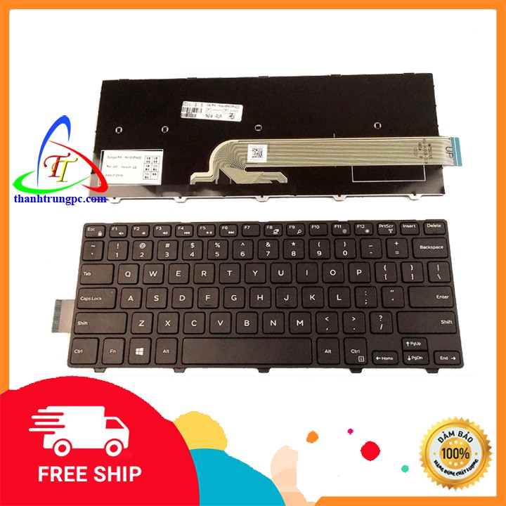 Bàn phím laptop Dell Inspiron 14-3441, 3442, 3443, 3445, 3446, 3451, 3452, 3458 3459 3462 5442 5443 5445, Latitude 3450