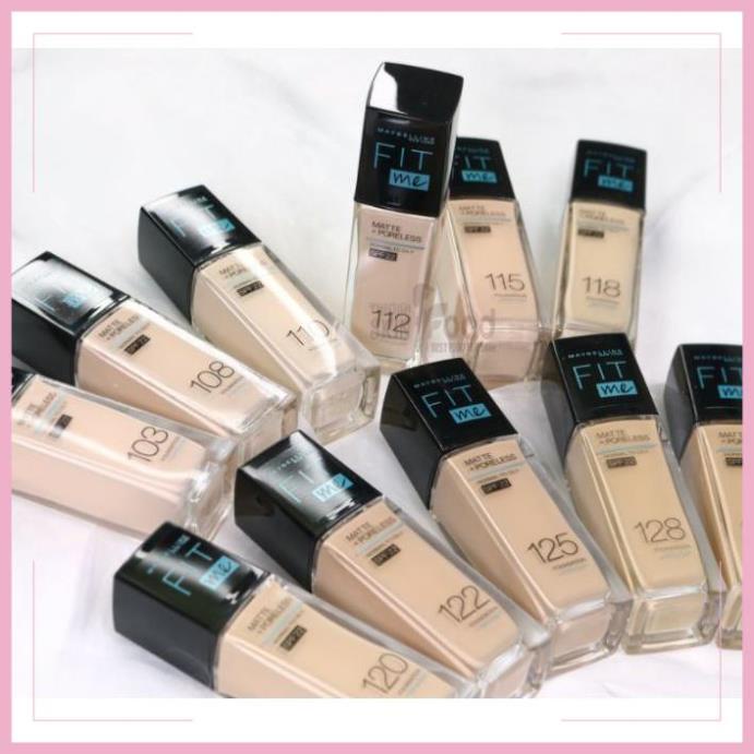 Kem Nền Kiềm Dầu, Cho Lớp Nền Mịn Lì Tự Nhiên Maybelline Fit Me Matte Poreless Foundation SPF22 30ml | BigBuy360 - bigbuy360.vn
