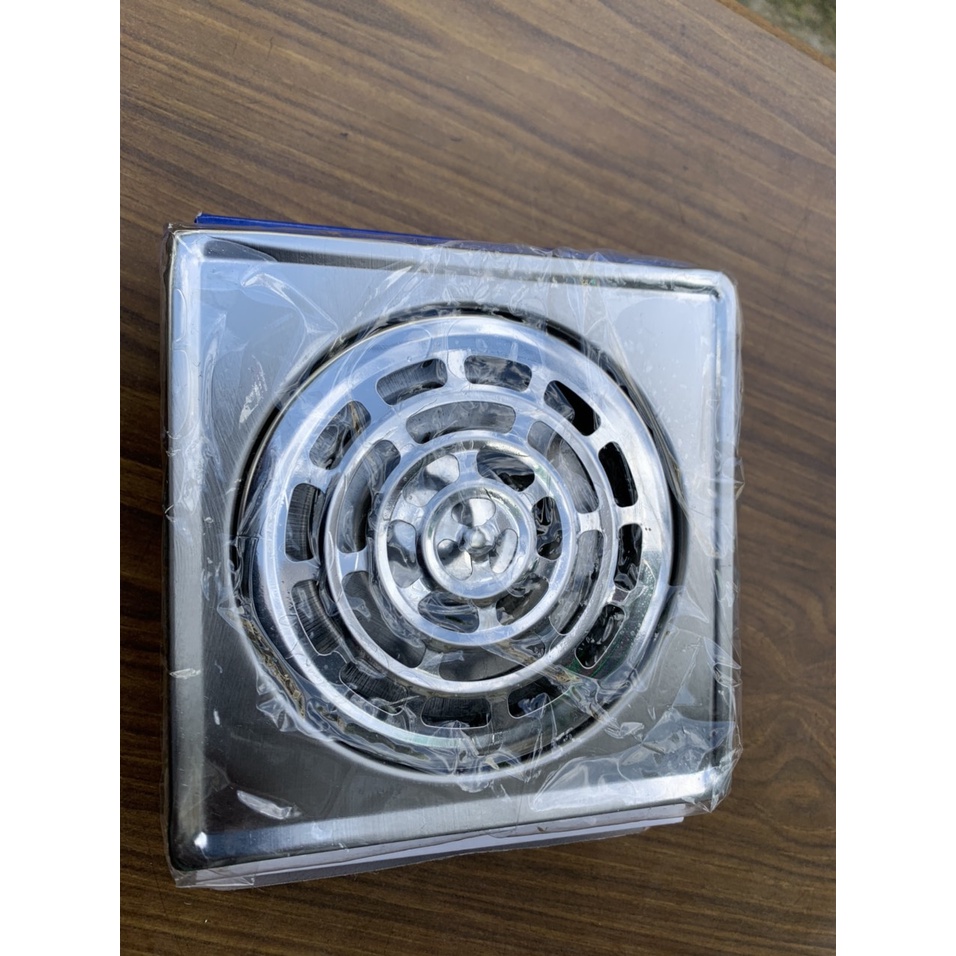 [ GIÁ RẺ ] Phễu thu sàn chống hôi Bình Minh, phễu thoát nước inox 150x150mm, 200x200mm, lỗ thoát Ø60, Ø90