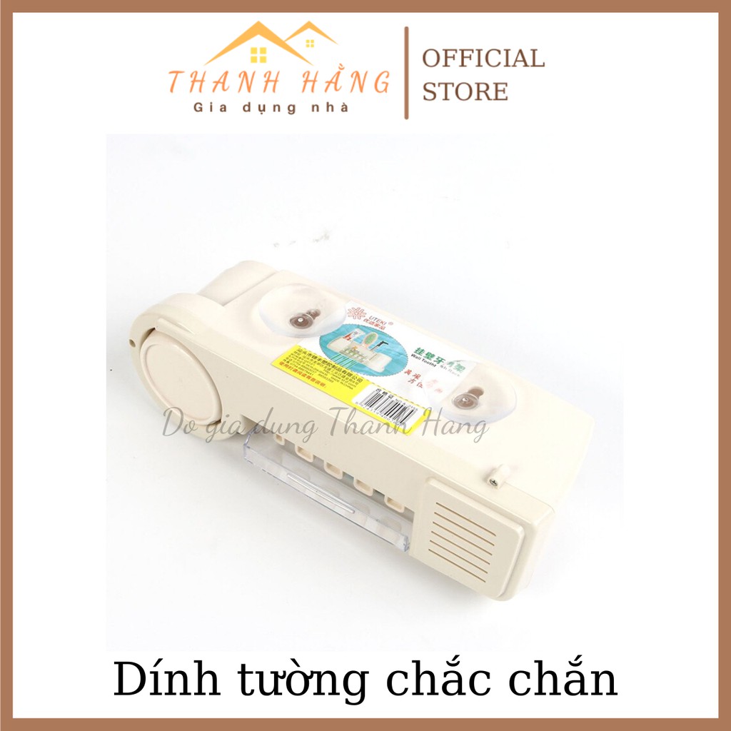 Kệ đựng bàn chải đánh răng dán tường freeship kệ đánh răng