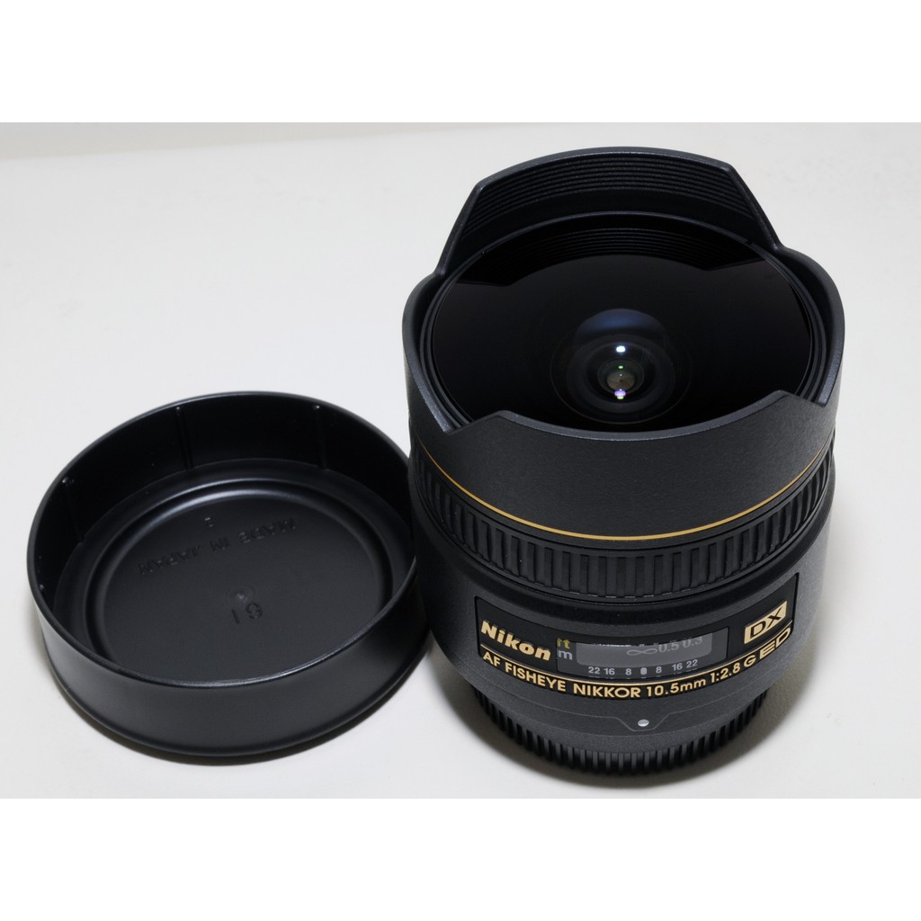 ống kính mắt cá Nikon fisheye 10.5f2.8 G hình thức like new 99%