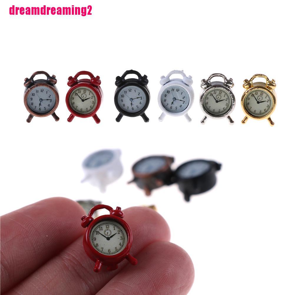 Đồng Hồ Báo Thức Tỉ Lệ 1 / 12 Trang Trí Nhà Búp Bê