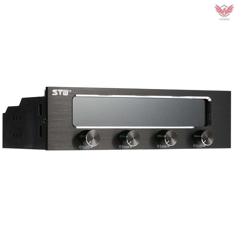 Bảng Điều Khiển Tốc Độ Quạt Tản Nhiệt Cpu 4 Kênh Đa Năng Có Màn Hình Lcd | BigBuy360 - bigbuy360.vn
