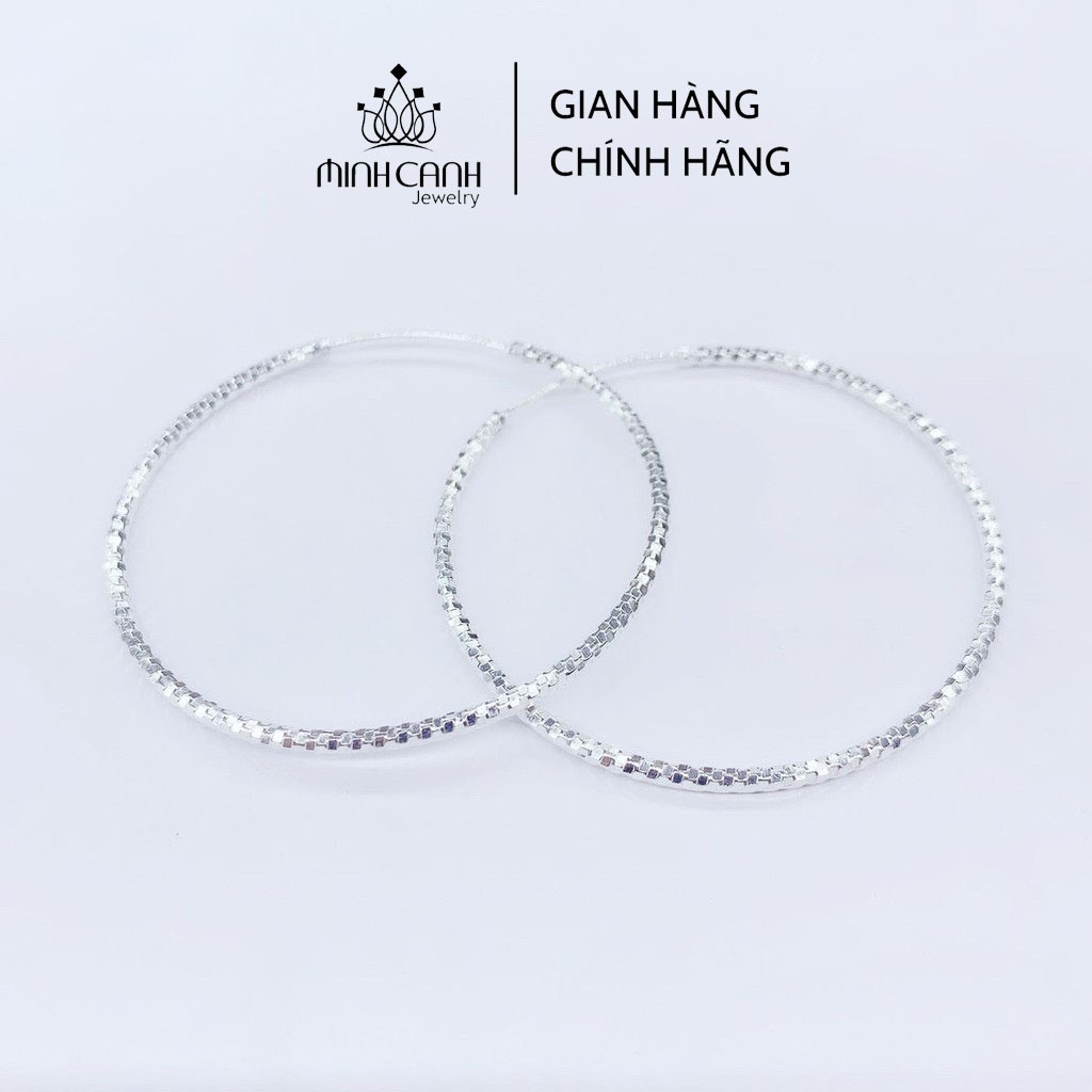 Bông Tai Vòng Tàu Tròn Bằng Bạc - Minh Canh Jewelry
