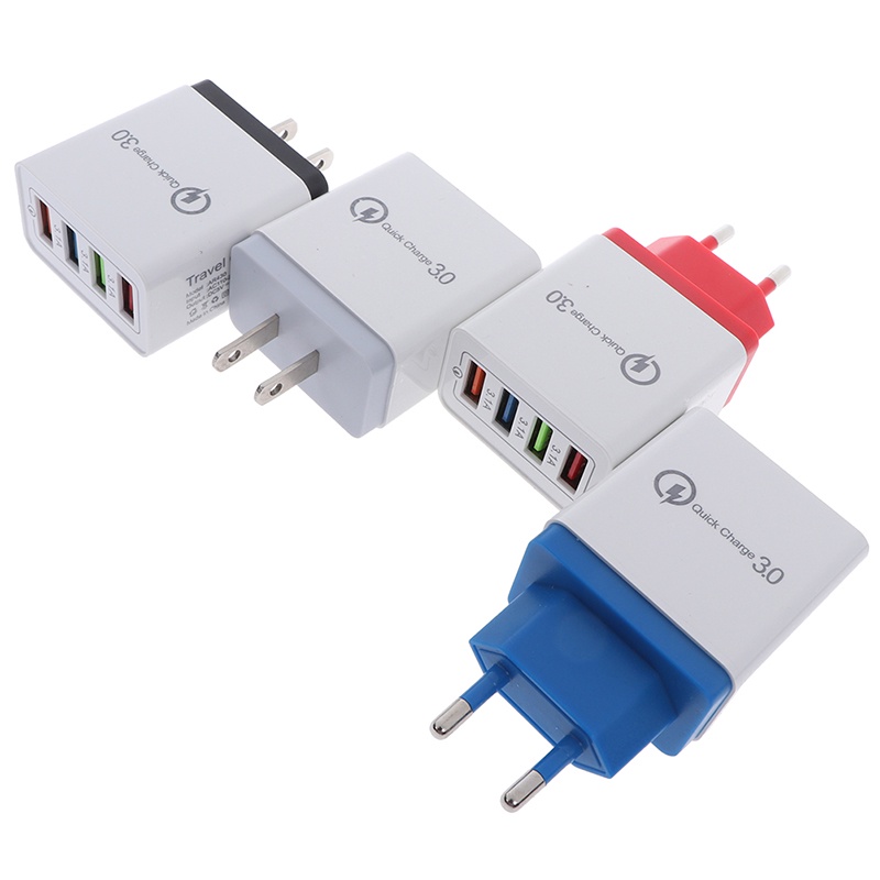 Cốc Sạc Nhanh Usb 3.0 4 Cổng 3a Tiện Dụng