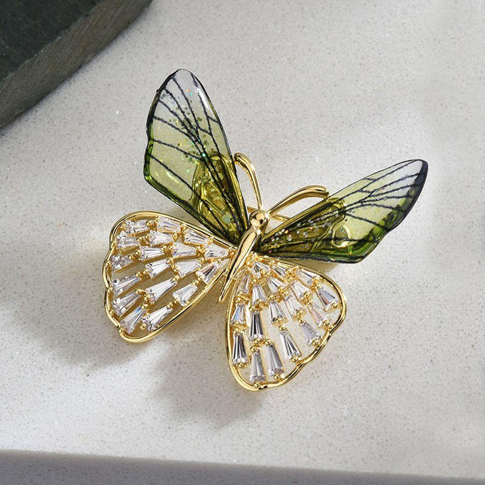 Phụ Nữ NORMAN|Trâm Cài Áo Hình Chuồn Chuồn Đính Đá Zircon