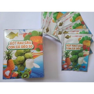 Bột rau câu con cá dẻo 12g