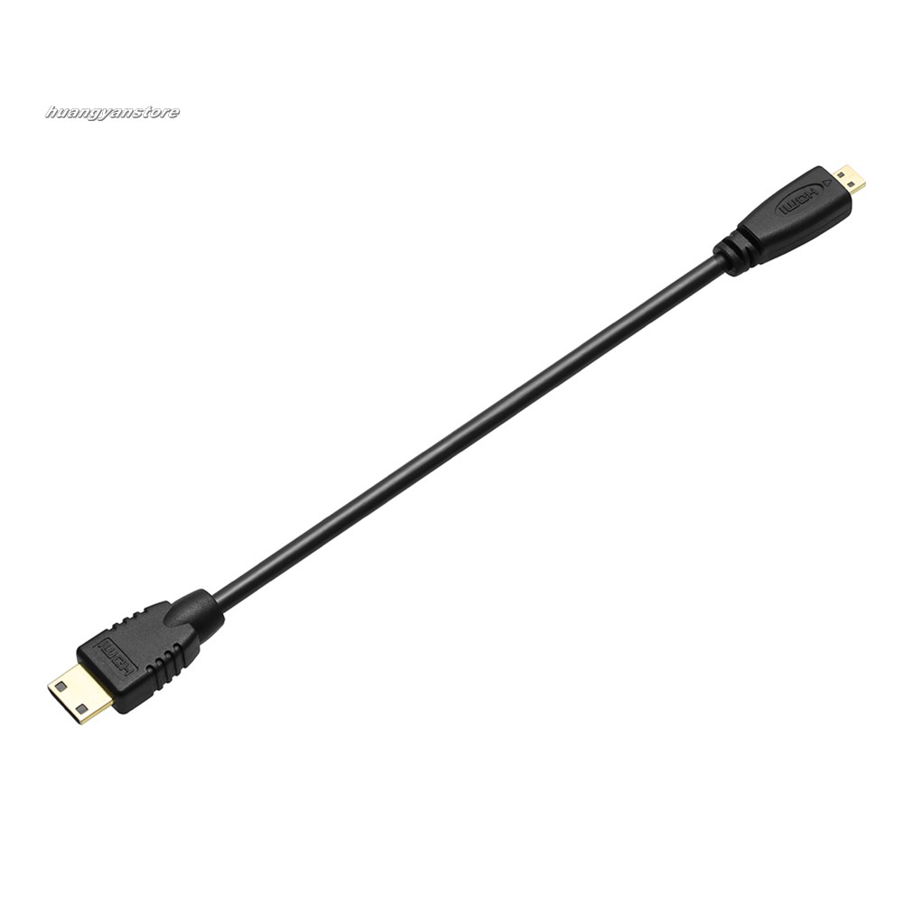 Cáp Chuyển Đổi Mini Hy0.3m / 1m / 1.8m Hd 1080p Mini Sang Micro Hdmi Cho Hdtv