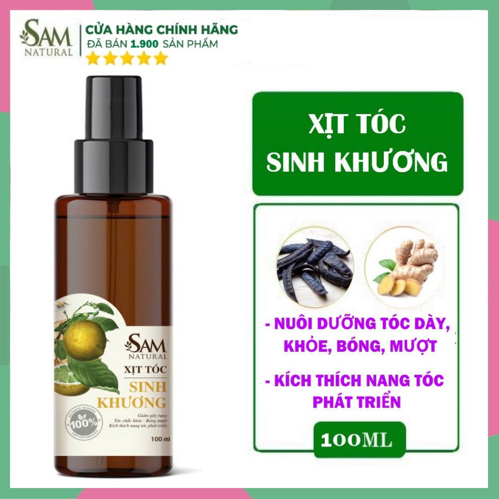 Xịt Dưỡng Tóc Sinh Khương 100ml