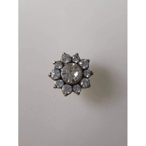 (1 cái)Center kim loại đính đá nhiều mẫu, Nguyên liệu làm trang sức cổ trang, Nguyên liệu diy