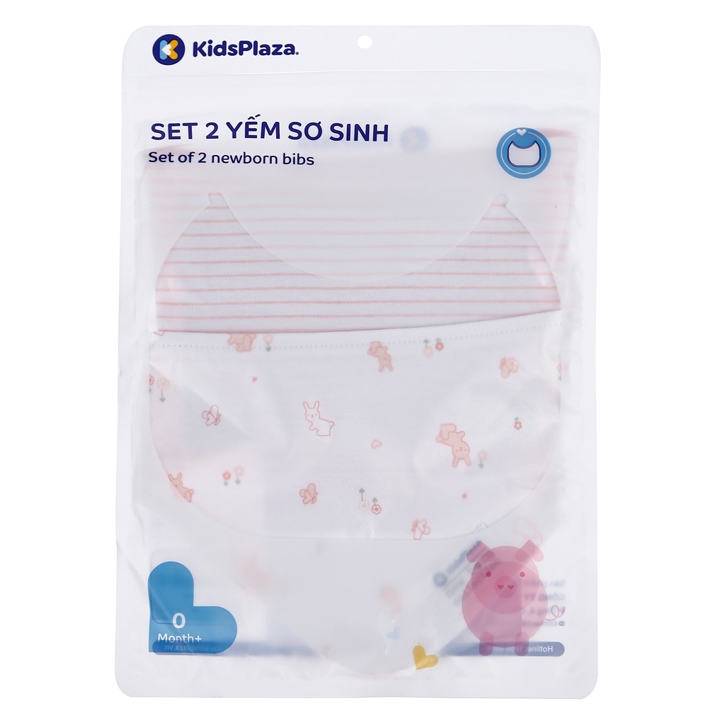 Set 2 yếm tam giác Kids Plaza BA21 (Nhiều mẫu giao ngẫu nhiên)