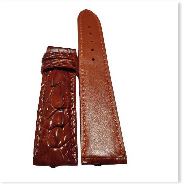 Dây đồng hồ da cá sấu gai tay Ruby Luxury