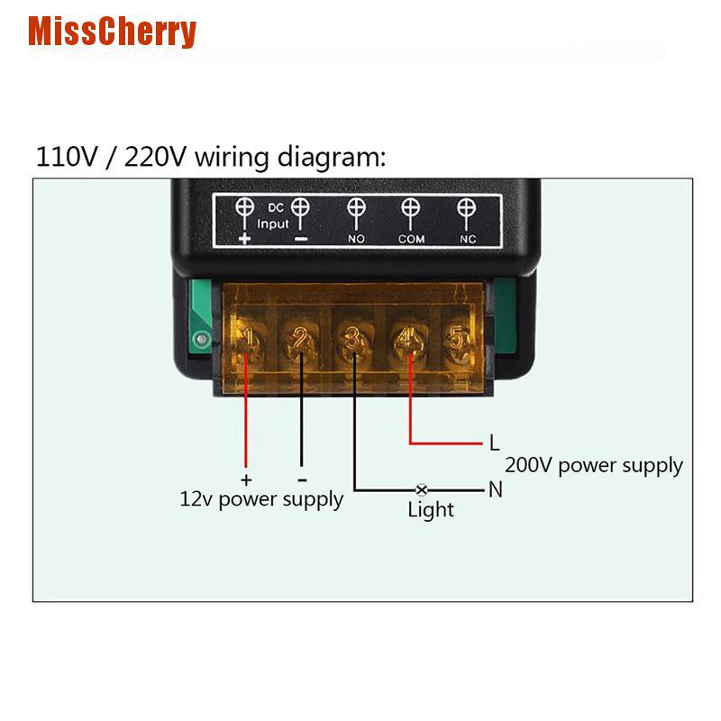 Công Tắc Điều Khiển Từ Xa Không Dây 1 Kênh 433mhz 220v 30a