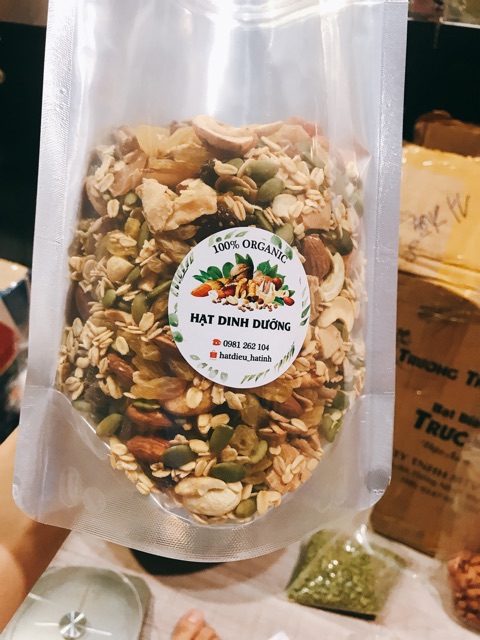 SẴN 500GRAM GRANOLA HẠT MIX GIẢM CÂN | BigBuy360 - bigbuy360.vn