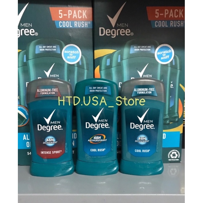 Lăn Khử Mùi Degree Men 48h Cool Rúh 76g Của Mỹ