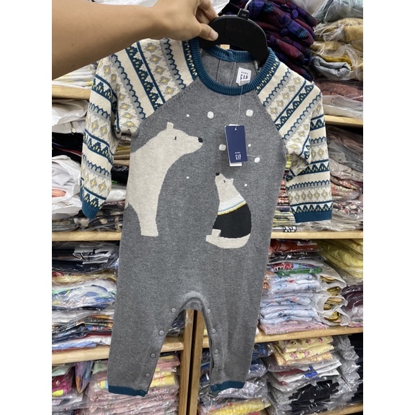 Bộ áo liền quần cho bé ( Size 18/24m)