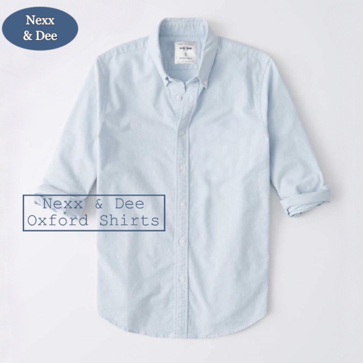 Áo sơ mi nam tay dài màu trắng công sở vải oxford cao cấp không túi Nexx&Dee SM03