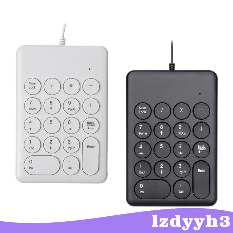 Bàn Phím Số 18 Phím Có Dây Lzdyyh3 Dùng Cho Laptop Máy Tính Để Bàn