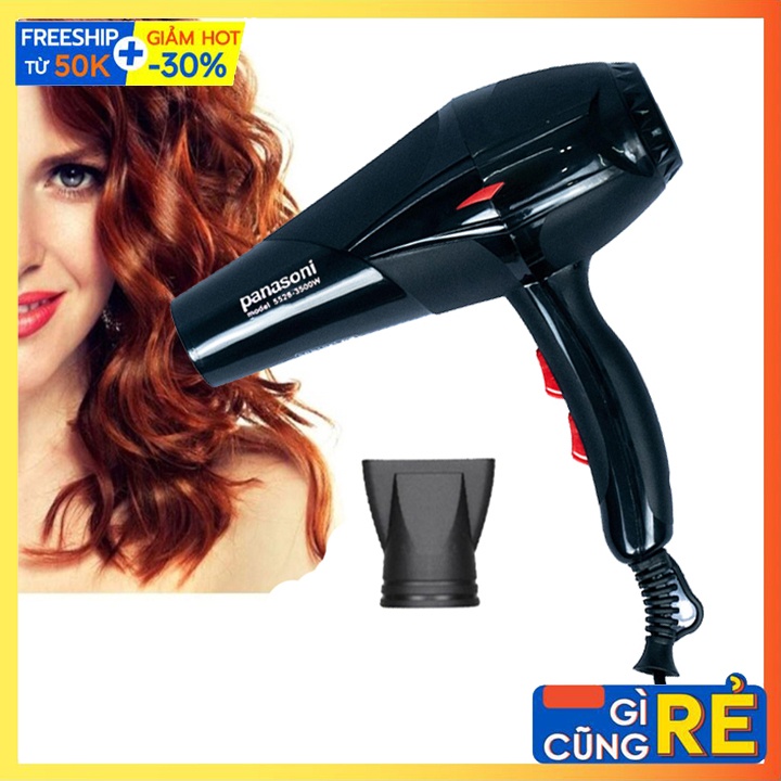 Máy Sấy Tóc Nóng Lạnh 2 Chiều Tạo Kiểu Công Suất Lớn 3500W