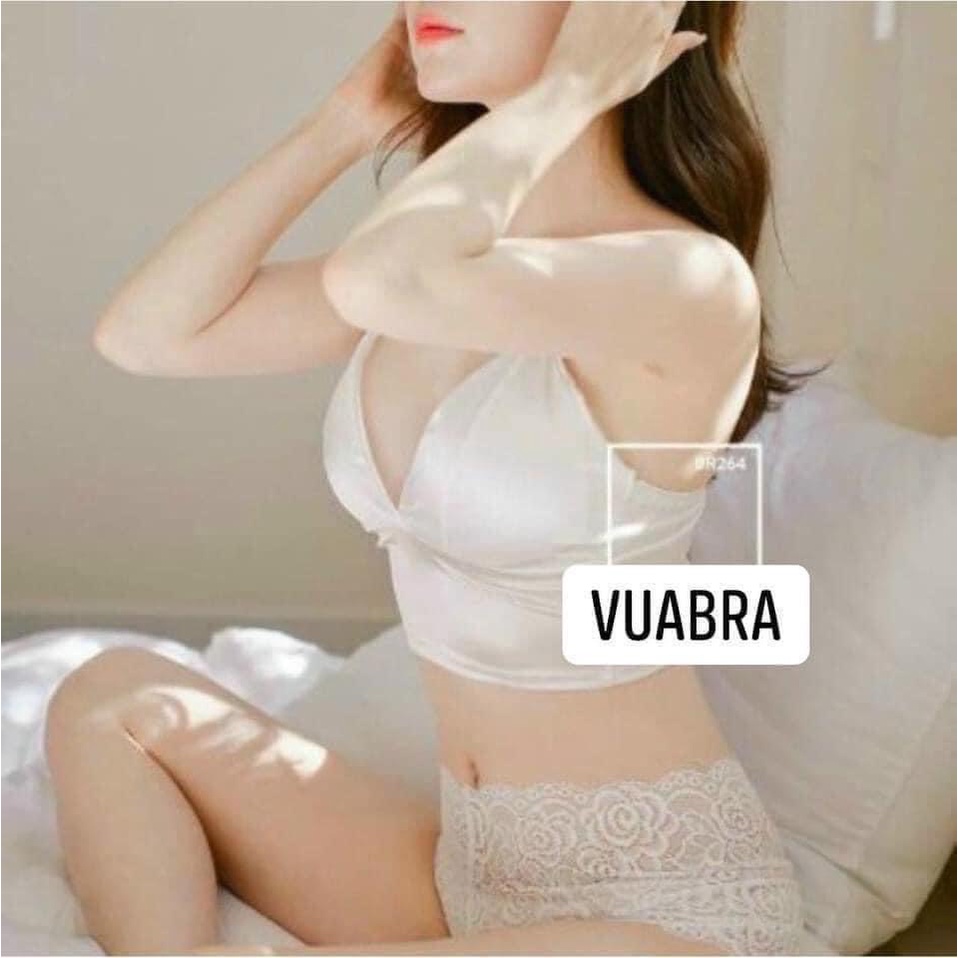 Áo bra Nữ chất lụa bản to lưng mắc cài