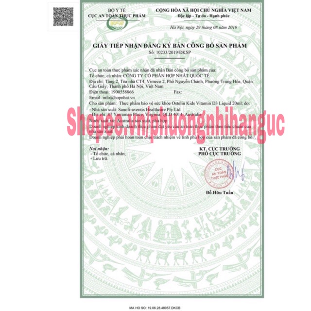 BỔ SUNG VITAMIN D3K2 HEALTHY CARE 25ml & OSTELIN DROPS 2.4ml CHO TRẺ SƠ SINH - BILL CHEMISTWAREHOUSE