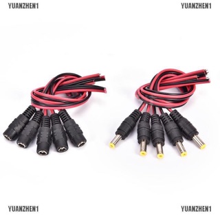 Dây cáp kết nối đầu giắc cắm nguồn đực dc 12v 5.5x2.1mm1