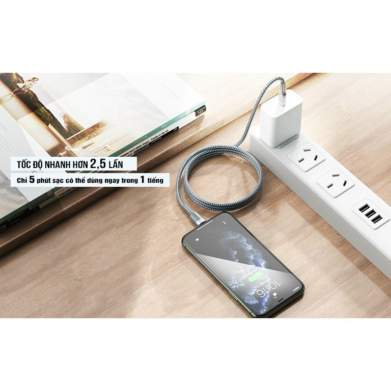 Cáp sạc nhanh IPRemax RC-009 PD 18W Type-C dùng cho củ sạc PD ( HÀNG )