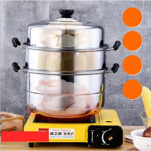 [Deal Hot] Bộ nồi hấp inox 3 tầng