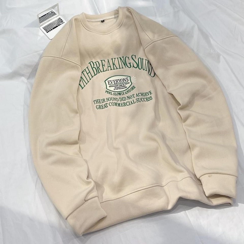 Áo Sweater nỉ thêu chữ, chất dày dặn form Unisex [Ảnh + Video thật tại Shop 100% CHILIF]❤Freeship | BigBuy360 - bigbuy360.vn