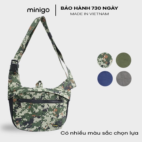 Túi đeo chéo Slim Hobo Bag chất liệu vải trượt nước thiết kế unisex năng động nhiều Màu