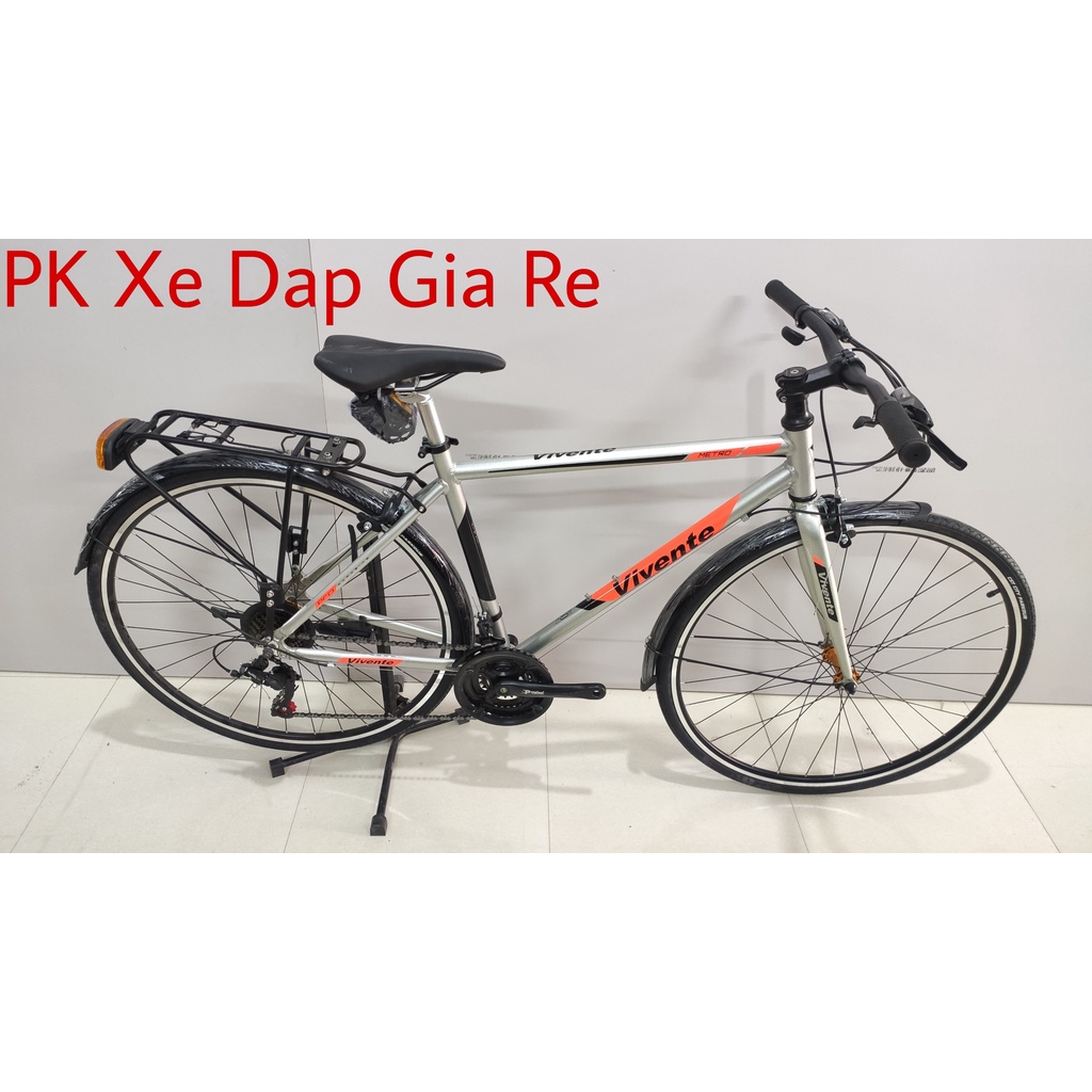 Xe đạp Touring VIVENTE Metro, Xe đạp thể thao Vivente Metro khung nhôm, bộ đề Shimano 3x7 tốc độ