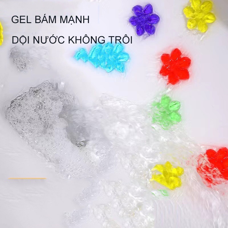 Gel khử mùi bồn cầu, khử mùi bồn cầu hình hoa, gel khử khuẩn hình bông hoa
