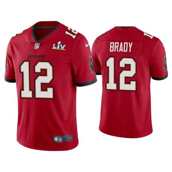 Áo Thun Thể Thao Dáng Rộng Hình Tampa Bay Buccaneers NFL Tom Brady Số 12
