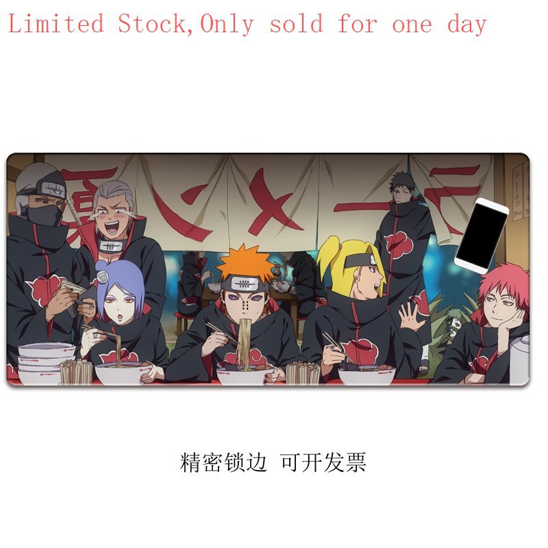 Naruto Oversized Mouse Pad Anime Naruto Hinata Uchiha Itachi Sasuke Kakashi Akatsuki Organization Table Mat