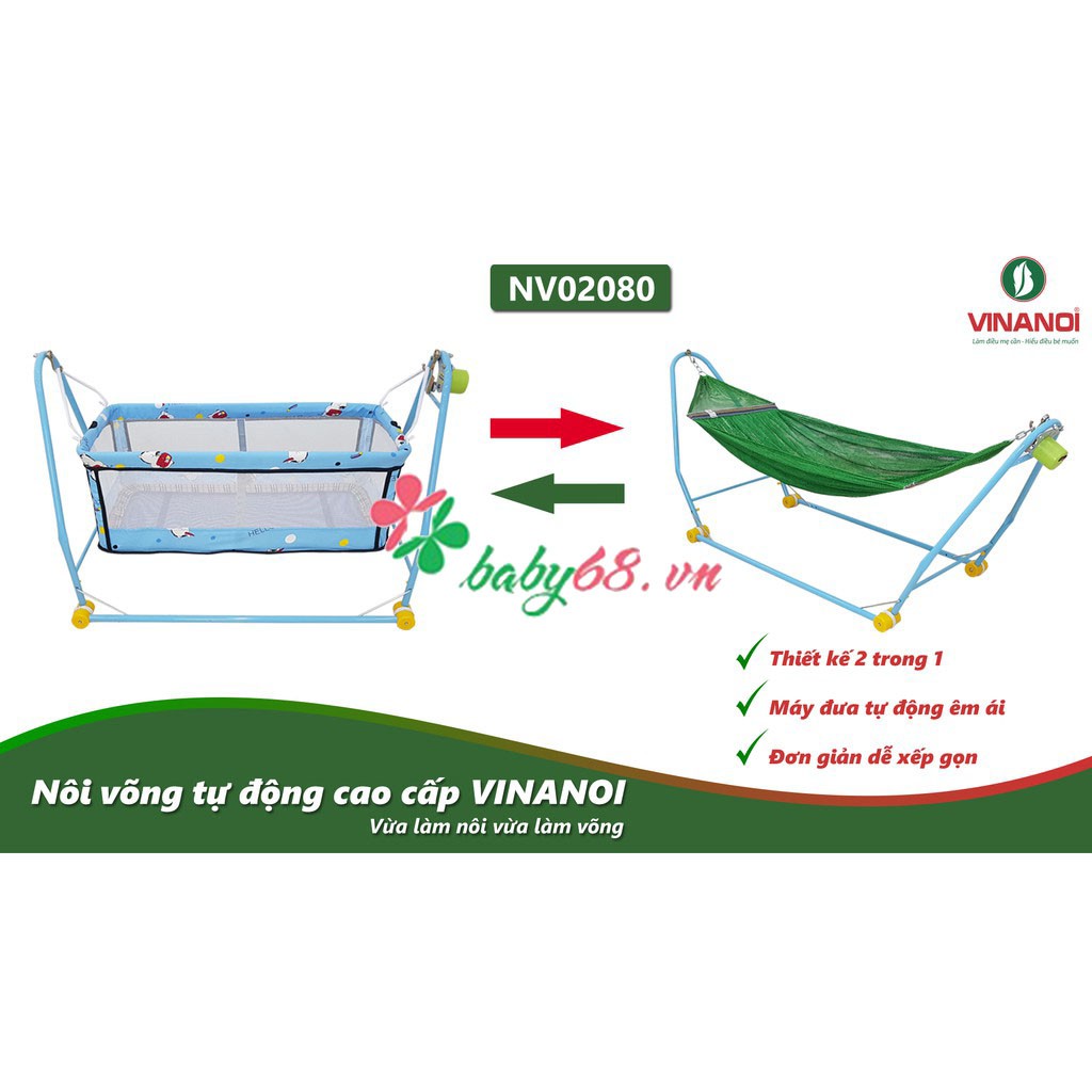 Nôi võng tự động Vinanoi NV2080